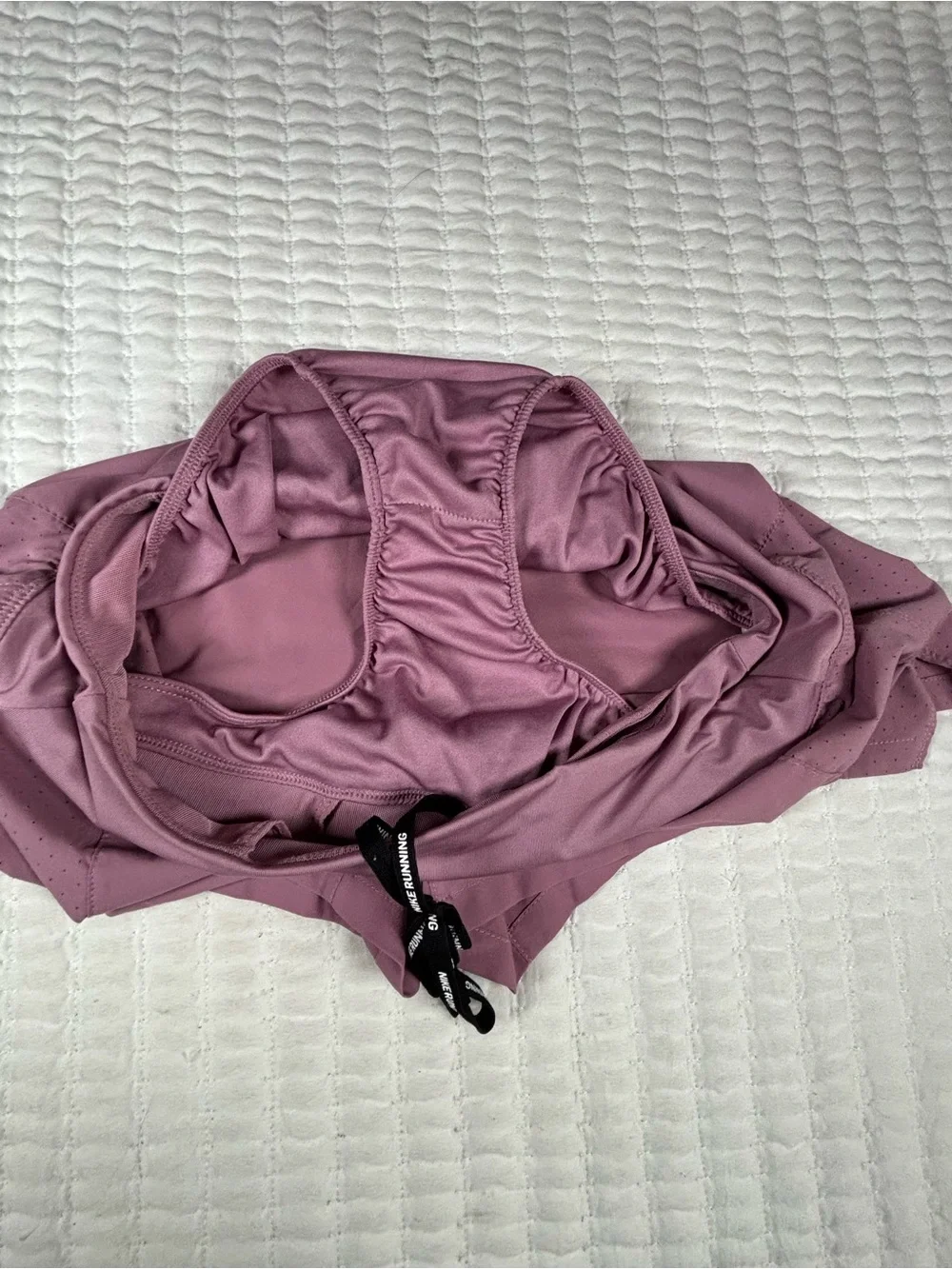 Nike Dri-FIT Pink Running Shorts Size Small Lined Athletic Workout Gym Walking - Picture 13 of 13